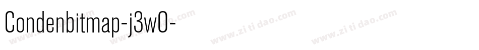 Condenbitmap-j3wO字体转换