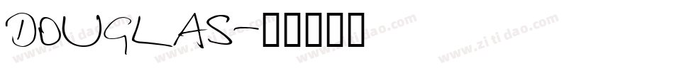 Douglas字体转换
