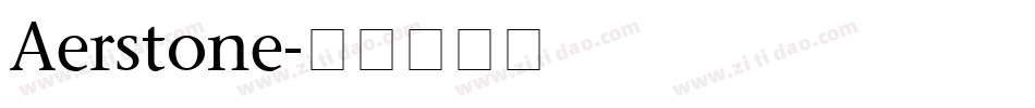 Aerstone字体转换