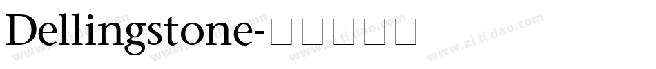 Dellingstone字体转换