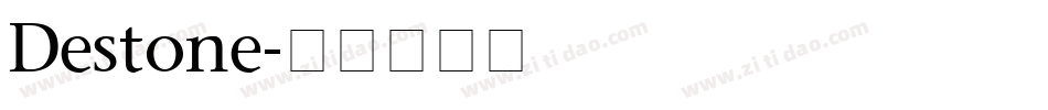 Destone字体转换