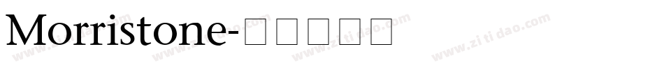 Morristone字体转换