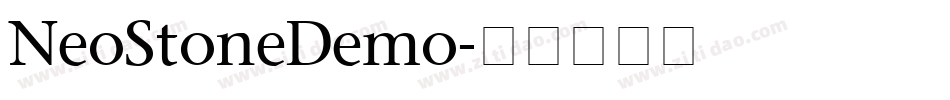 NeoStoneDemo字体转换