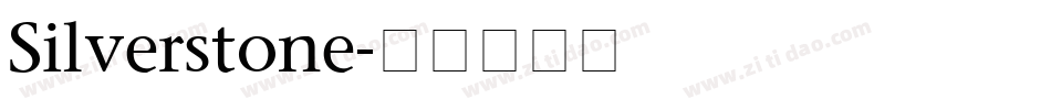 Silverstone字体转换