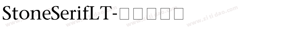 StoneSerifLT字体转换