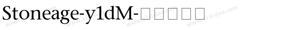 Stoneage-y1dM字体转换
