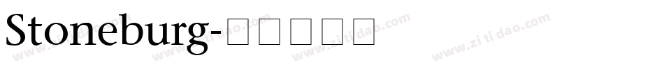 Stoneburg字体转换
