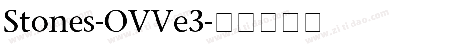 Stones-OVVe3字体转换