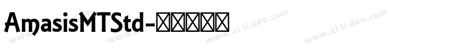 AmasisMTStd字体转换