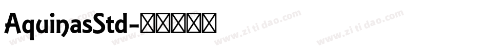AquinasStd字体转换