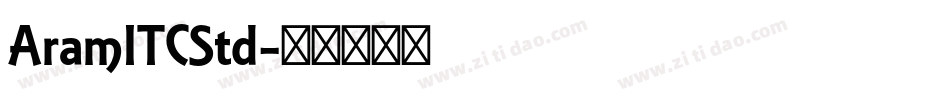 AramITCStd字体转换