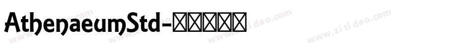 AthenaeumStd字体转换