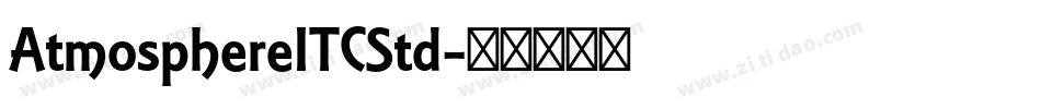 AtmosphereITCStd字体转换