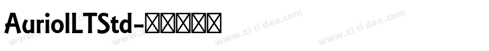 AuriolLTStd字体转换