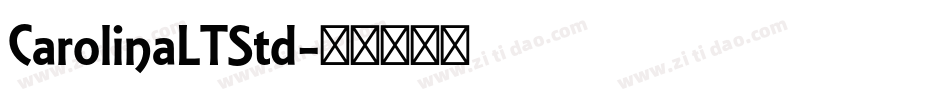 CarolinaLTStd字体转换