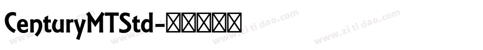 CenturyMTStd字体转换