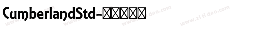 CumberlandStd字体转换