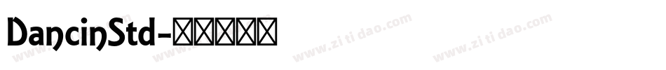 DancinStd字体转换