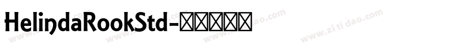 HelindaRookStd字体转换