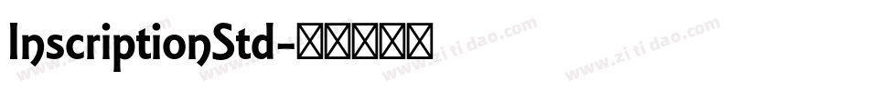 InscriptionStd字体转换