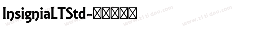 InsigniaLTStd字体转换