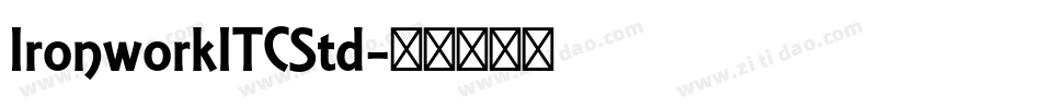 IronworkITCStd字体转换