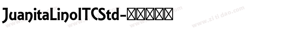 JuanitaLinoITCStd字体转换