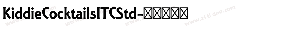 KiddieCocktailsITCStd字体转换