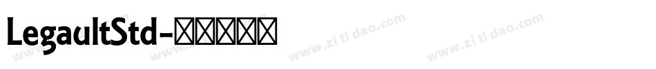 LegaultStd字体转换