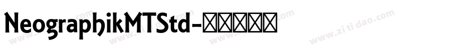 NeographikMTStd字体转换