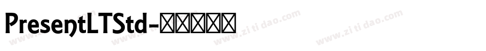 PresentLTStd字体转换