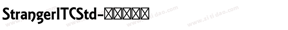 StrangerITCStd字体转换