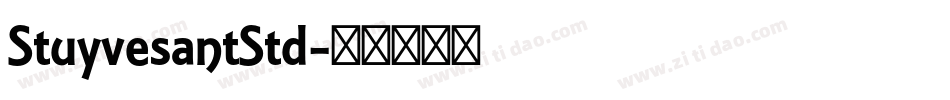 StuyvesantStd字体转换