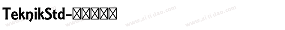 TeknikStd字体转换
