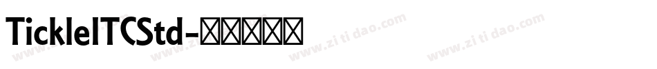 TickleITCStd字体转换