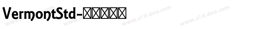 VermontStd字体转换