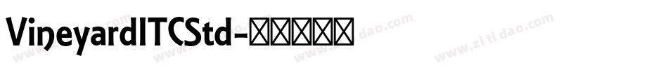 VineyardITCStd字体转换