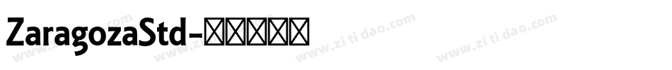 ZaragozaStd字体转换