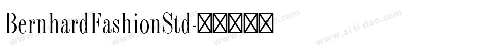 BernhardFashionStd字体转换