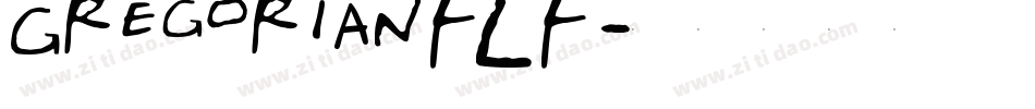 GregorianFLF字体转换