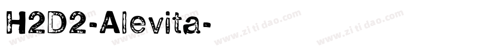 H2D2-Alevita字体转换