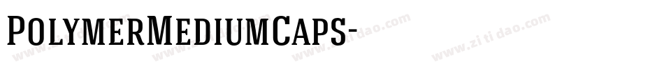 PolymerMediumCaps字体转换