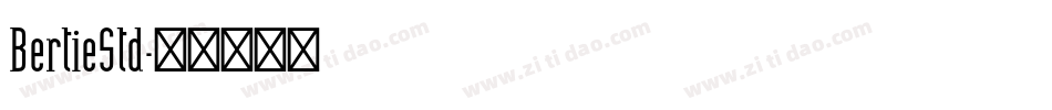 BertieStd字体转换