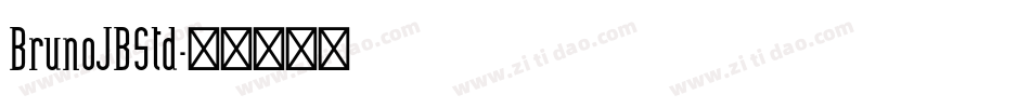 BrunoJBStd字体转换