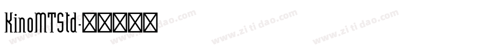 KinoMTStd字体转换