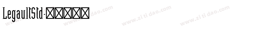 LegaultStd字体转换