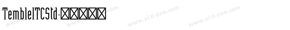 TembleITCStd字体转换