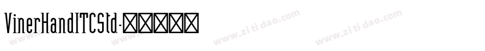 VinerHandITCStd字体转换