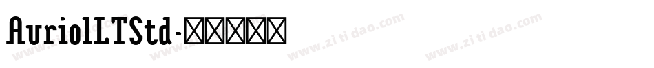 AuriolLTStd字体转换