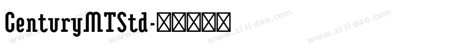 CenturyMTStd字体转换
